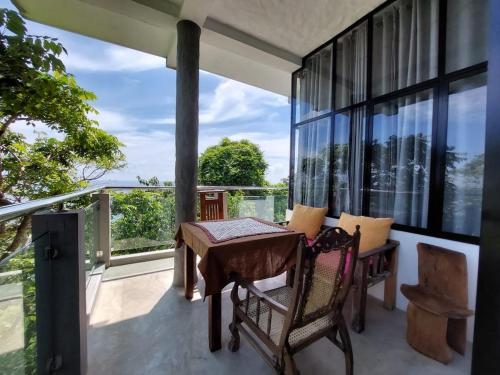 Μπαλκόνι ή βεράντα στο Villa unique view unawatuna