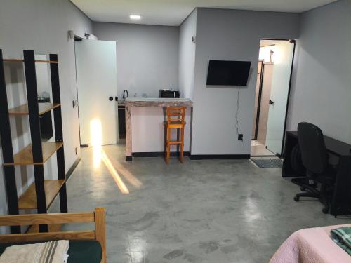 Kuchyň nebo kuchyňský kout v ubytování Descanso e conforto