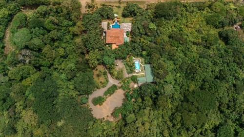 エステリリョスにあるVilla Maralaの森の家屋上景