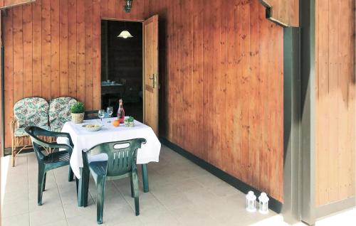 a table and chairs sitting on a patio at Country House Chiciabocca in Apecchio