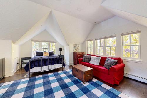 Ένα ή περισσότερα κρεβάτια σε δωμάτιο στο The Timberline Escape