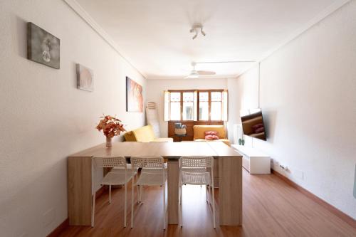 TV a/nebo společenská místnost v ubytování Dúplex San Martín