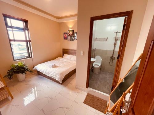 Koupelna v ubytování Merci Dalat Villa