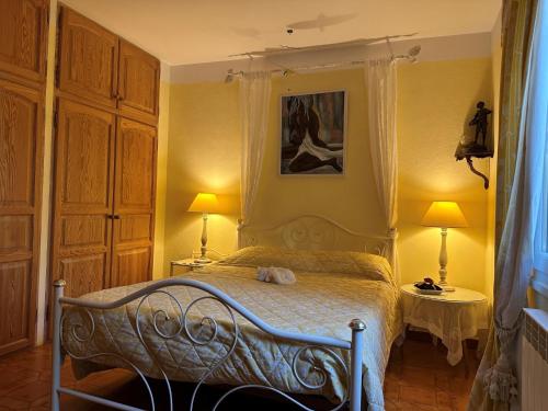 Postel nebo postele na pokoji v ubytování Le clos de la Tuf