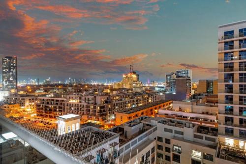 Charming 1BR with Balcony and City View in JVC