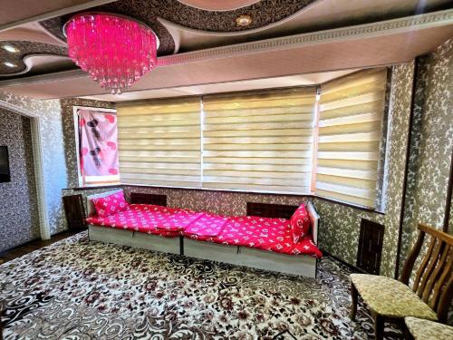 Χώρος καθιστικού στο New Hostel in Tashkent