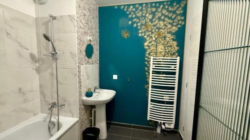 Ένα μπάνιο στο Le Terriers