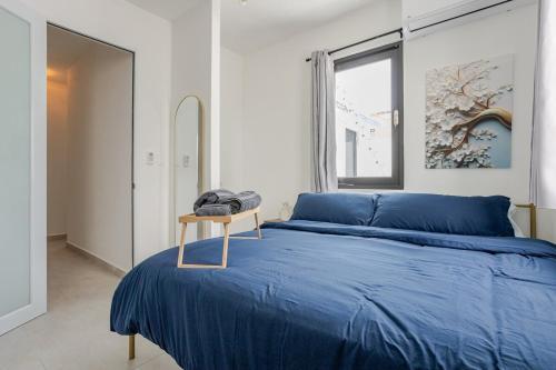 Ένα ή περισσότερα κρεβάτια σε δωμάτιο στο Modern 2 Bed Room Suite in Art District