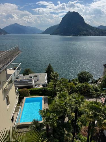 Attico con vista panoramica sul lago - due camere