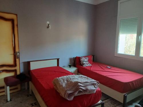 Ένα ή περισσότερα κρεβάτια σε δωμάτιο στο Souhyla