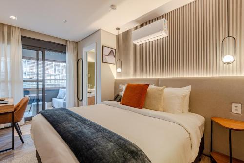 Et opholdsområde på Radisson Serviced Apartments Jardins Residencial