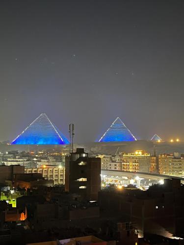 Cảnh Cairo hoặc tầm nhìn thành phố từ khách sạn