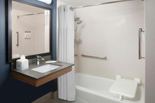 Ένα μπάνιο στο Fairfield Inn & Suites by Marriott Waco North