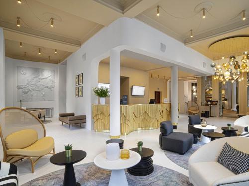 Khu vực ghế ngồi tại Rezydent Hotel Sopot - MGallery Collection