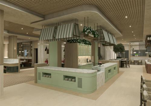 En restaurant eller et andet spisested på Akra Didim Resort & SPA