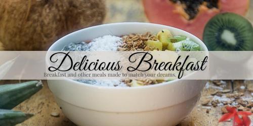 a bowl of rice and other meals made to match your dreams at Dreamcatcher Hotel - Live the Dream of Santa Teresa in Santa Teresa Beach