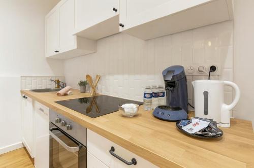 Dapur atau dapur kecil di La parenthèse mâconnaise d Excellence Conciergerie