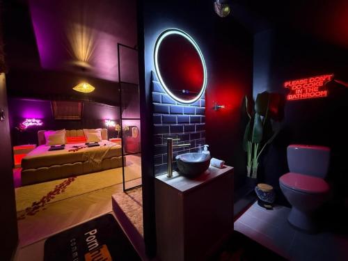 Et badeværelse på Velvet room balneo