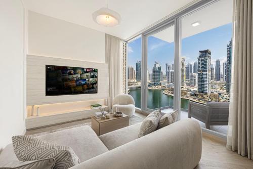 Daniels 2BR with Maid Room at Liv Residency with Marina View