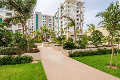 Appartement de Luxe - Gare Rabat Agdalにある庭