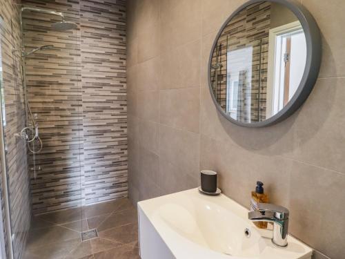 Koupelna v ubytování The Lodge