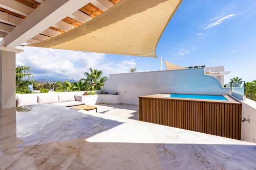 Penthouse Amaryllis - dakterras & private pool