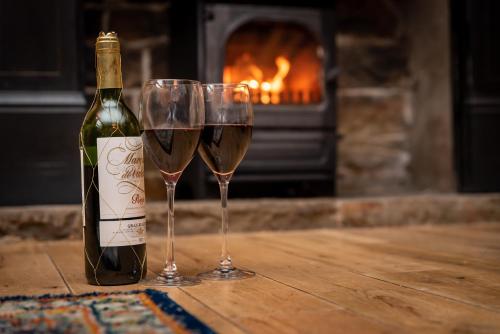 Nápoje v ubytování Historic Hidden Gem-10mins walk to Holmfirth, Log Burner,Easy Parking