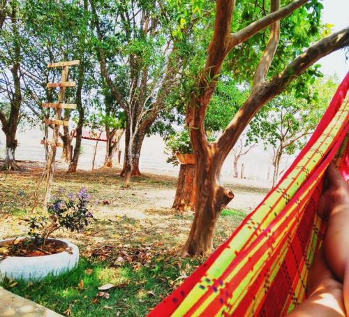 Jardín al aire libre en Tríade Chalé da Canastra 1
