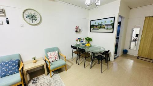 Χώρος καθιστικού στο Iris Homestay @ Taman Melati