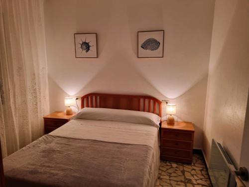 Postel nebo postele na pokoji v ubytování O Curro de Arou