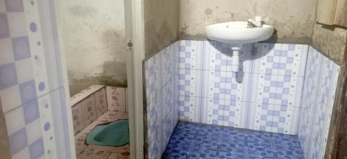 Koupelna v ubytování NATA homestay