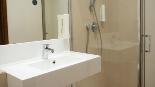 Koupelna v ubytování VacationClub - Baltic Park Molo Apartament D106