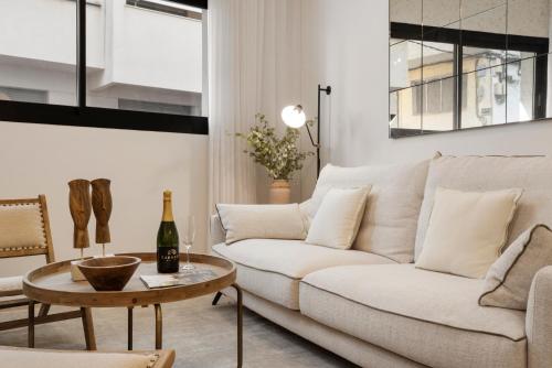 Khu vực ghế ngồi tại Luxury Apartment Centro del Sol