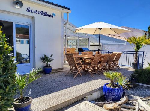 Villa Ici et Ailleurs, entre mer et forêt