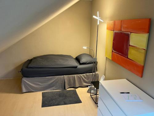 Χώρος καθιστικού στο DG-Appartement mit Bad