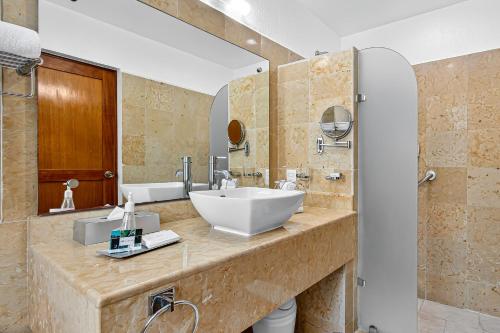 Koupelna v ubytování Grand Miramar A501