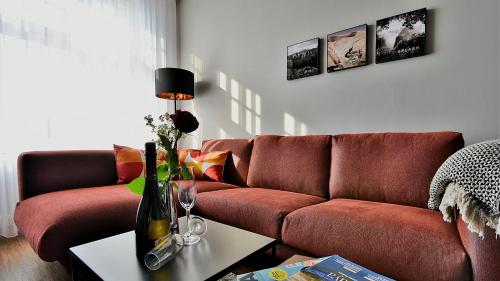 Χώρος καθιστικού στο Carl.22 City Appartements