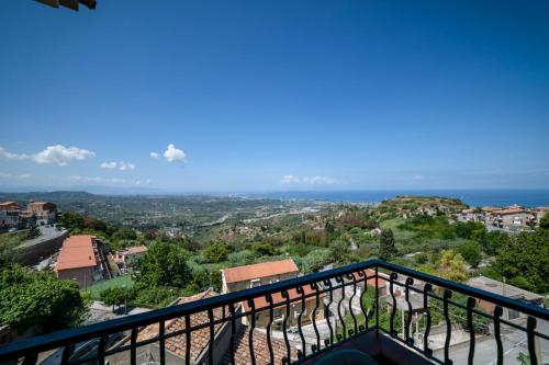 a view from the balcony of a house at Il Rifugio del Templare in Roccavaldina