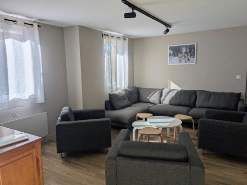 Posezení v ubytování Meije 11 a1