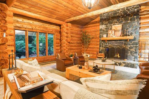Et opholdsområde på Red Mountain Lodge
