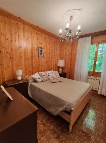 En eller flere senge i et værelse på La casa della Lavanda