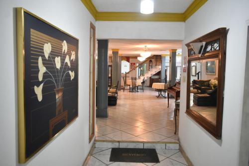 Χώρος καθιστικού στο Hotel Ida María