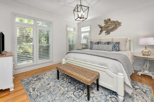 Postel nebo postele na pokoji v ubytování 22 Coast - Wave Cottage