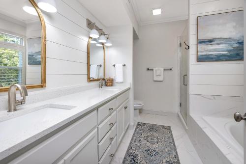 Koupelna v ubytování 22 Coast - Wave Cottage