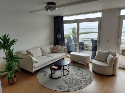 Χώρος καθιστικού στο Appartement Aemstelsigt