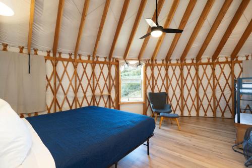 Krevet ili kreveti u jedinici u okviru objekta The Cisco Yurt