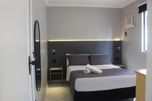 Ένα ή περισσότερα κρεβάτια σε δωμάτιο στο Hotel Di Sica