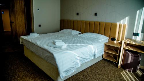 Postel nebo postele na pokoji v ubytování Orto Asia Hotel Bishkek