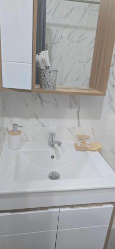 Koupelna v ubytování Apartaments Astana