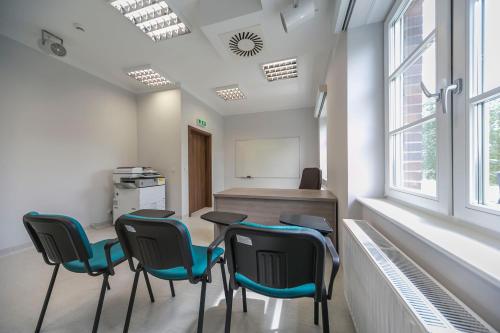 Kuchyň nebo kuchyňský kout v ubytování Centrum Żeglarskie